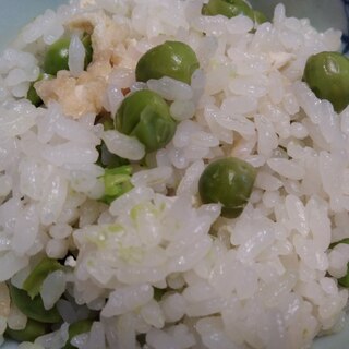 えんどう豆の豆ご飯